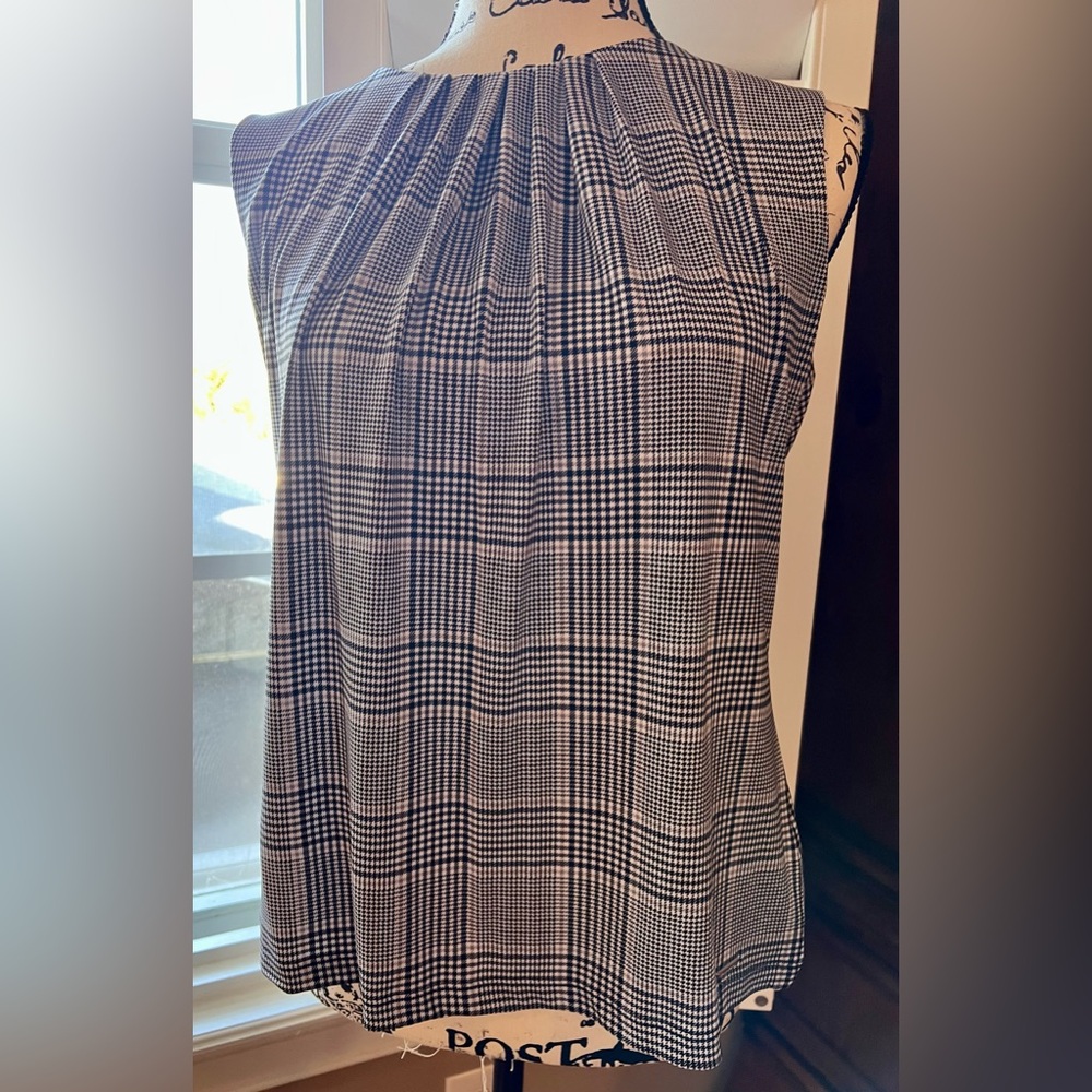 Calvin Klein Monochrome Houndstooth Top